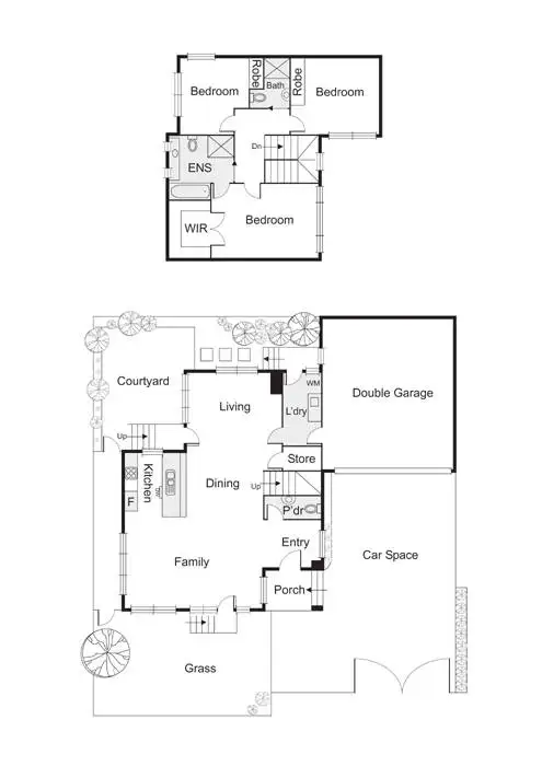 Floorplan of Homely townhouse listing, 4/120 Mitford Street, Elwood VIC 3184