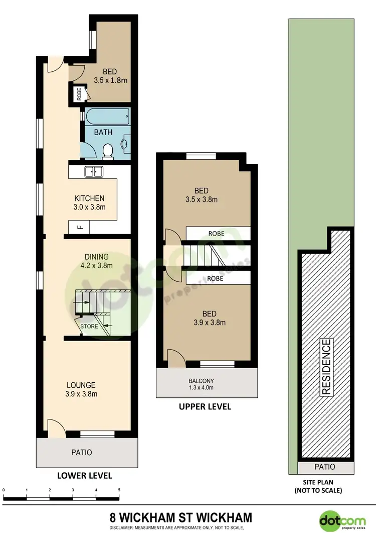 Floorplan of Homely house listing, 8 Wickham Street, Wickham NSW 2293
