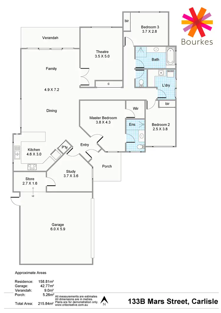 Floorplan of Homely house listing, 133B Mars Street, Carlisle WA 6101