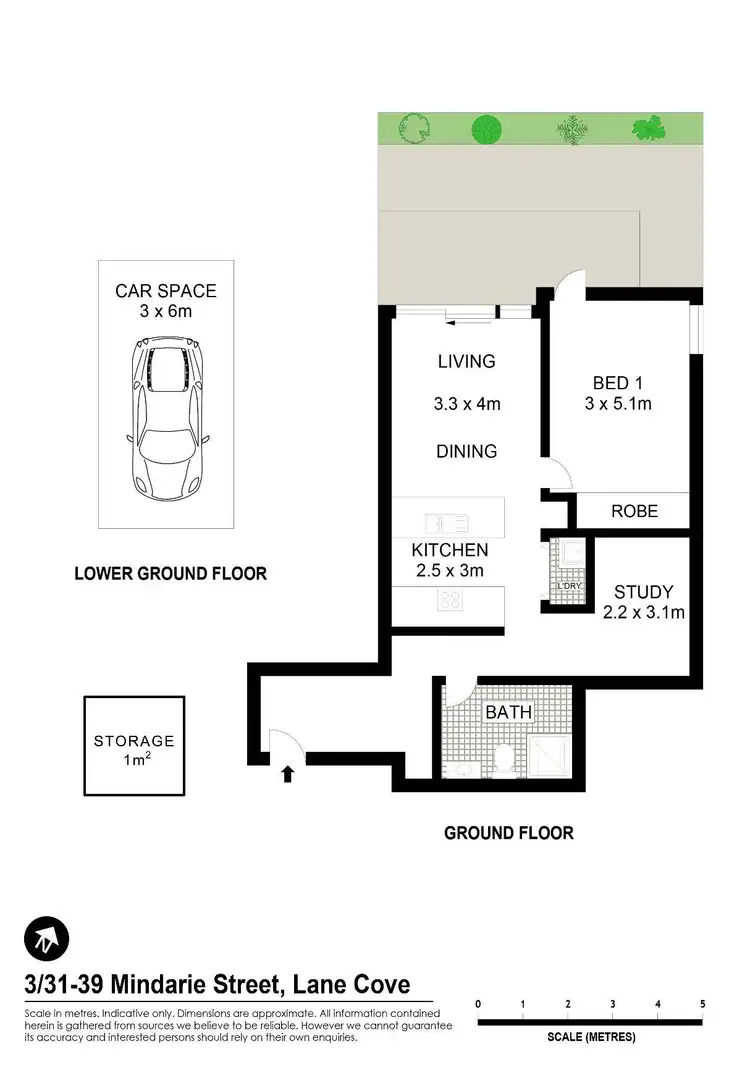 Floorplan of Homely apartment listing, 3/31 Mindarie Street, Lane Cove NSW 2066