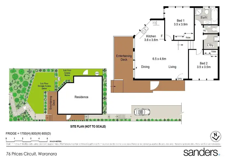 Floorplan of Homely house listing, 76 Prices Circuit, Woronora NSW 2232