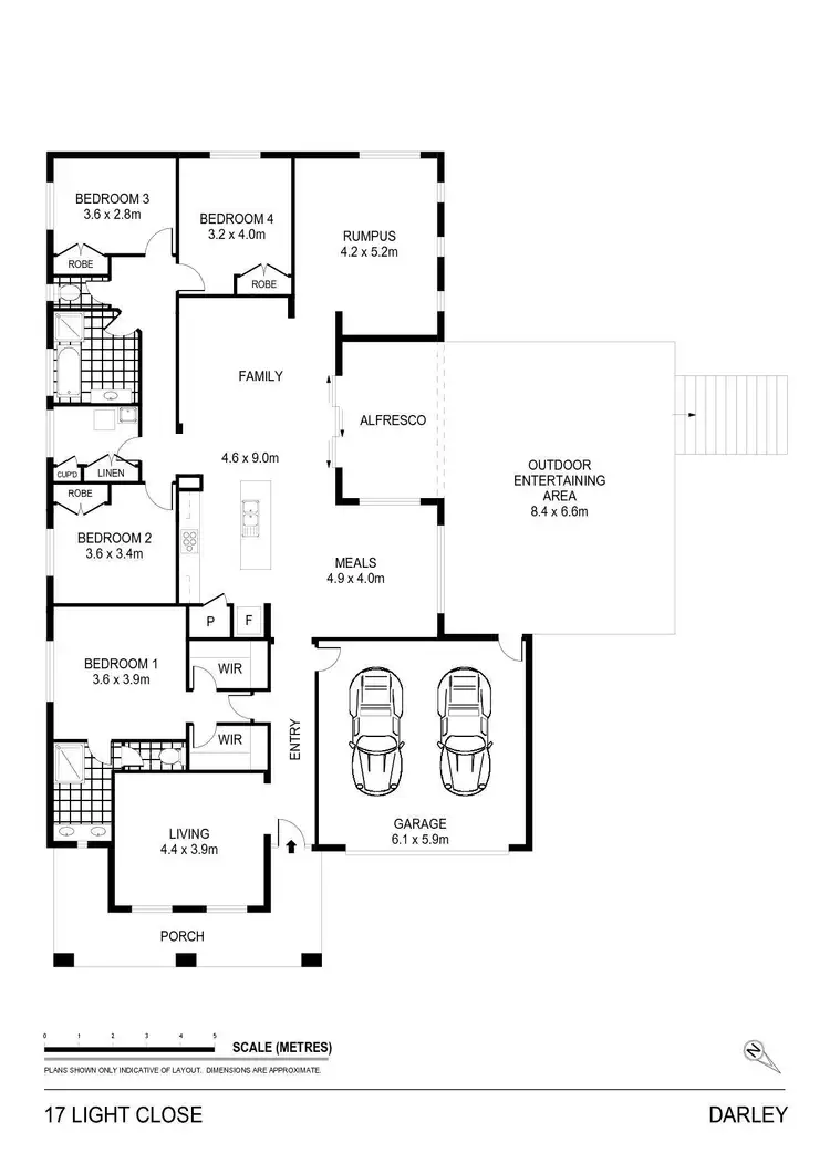 Floorplan of Homely house listing, 17 Light Close, Bacchus Marsh VIC 3340
