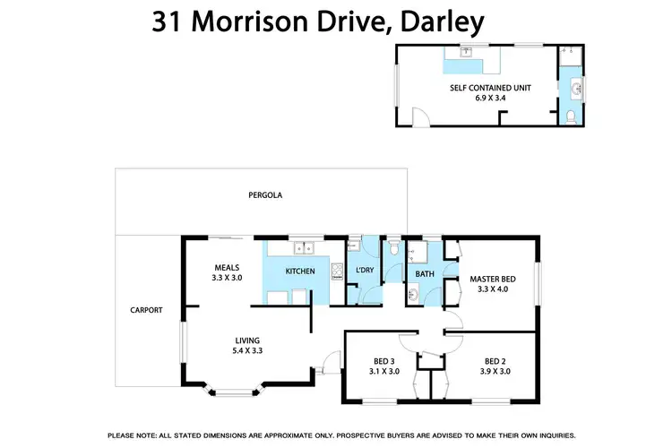 Floorplan of Homely house listing, 31 Morrison Drive, Darley VIC 3340