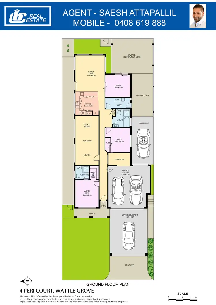 Floorplan of Homely house listing, 4 Peri Court, Wattle Grove NSW 2173