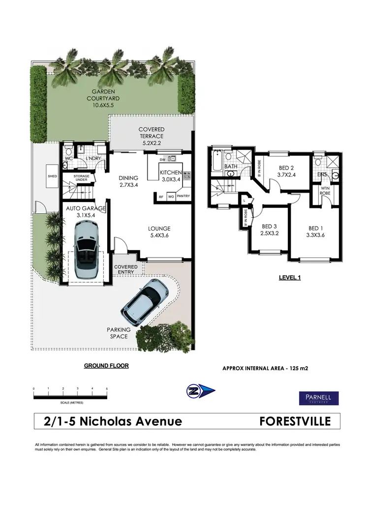 Floorplan of Homely house listing, 2/1-5 Nicholas Avenue, Forestville NSW 2087