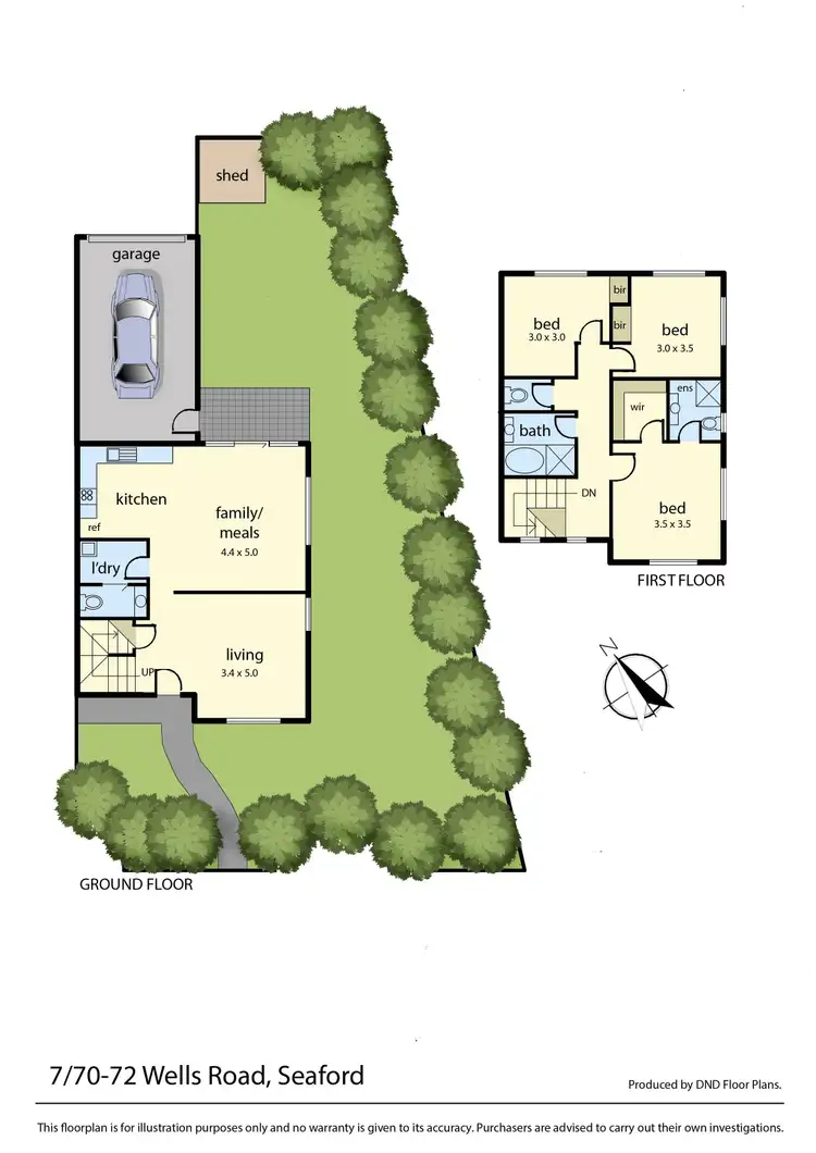 Floorplan of Homely unit listing, 7/70-72 Wells Road, Seaford VIC 3198