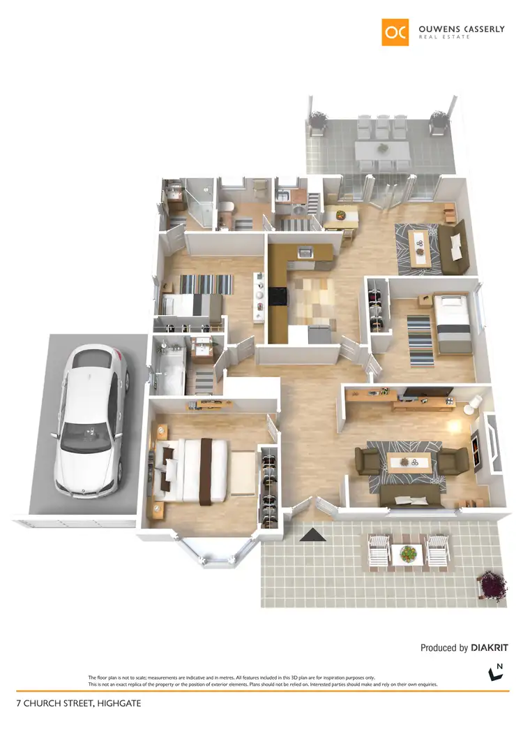 Floorplan of Homely house listing, 7 Church Street, Highgate SA 5063