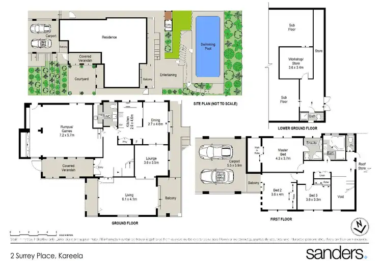 Floorplan of Homely house listing, 2 Surrey Place, Kareela NSW 2232