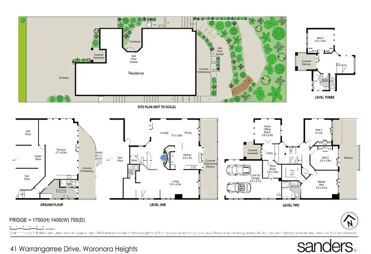 Floorplan of Homely house listing, 41 Warrangarree Drive, Woronora Heights NSW 2233