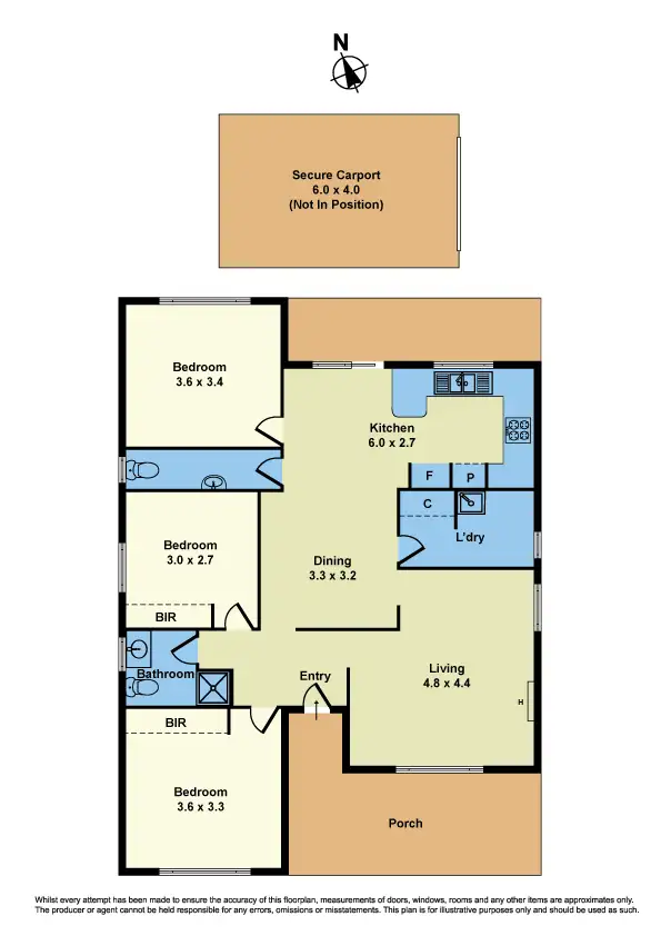 Floorplan of Homely house listing, 1/52 Dunkeld Avenue, Sunshine North VIC 3020