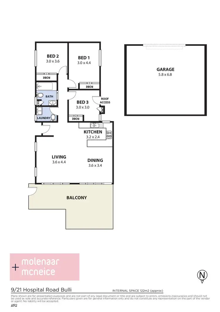 Floorplan of Homely villa listing, 9/21 Hospital Road, Bulli NSW 2516