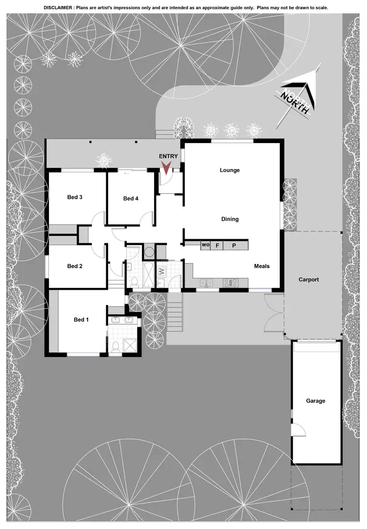 Floorplan of Homely house listing, 13 Scott Street, Narrabundah ACT 2604