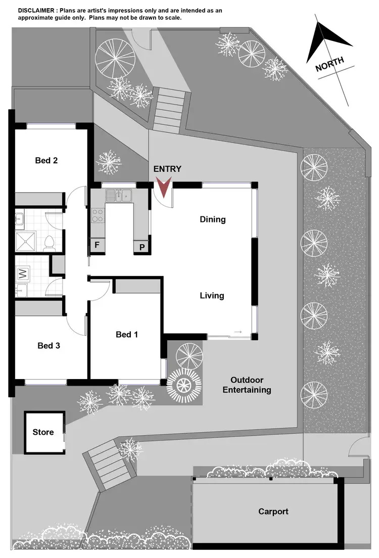 Floorplan of Homely house listing, 27 Hughes Crescent, Ngunnawal ACT 2913