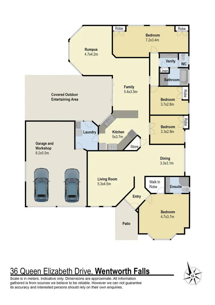 Floorplan of Homely house listing, 36 Queen Elizabeth Drive, Wentworth Falls NSW 2782