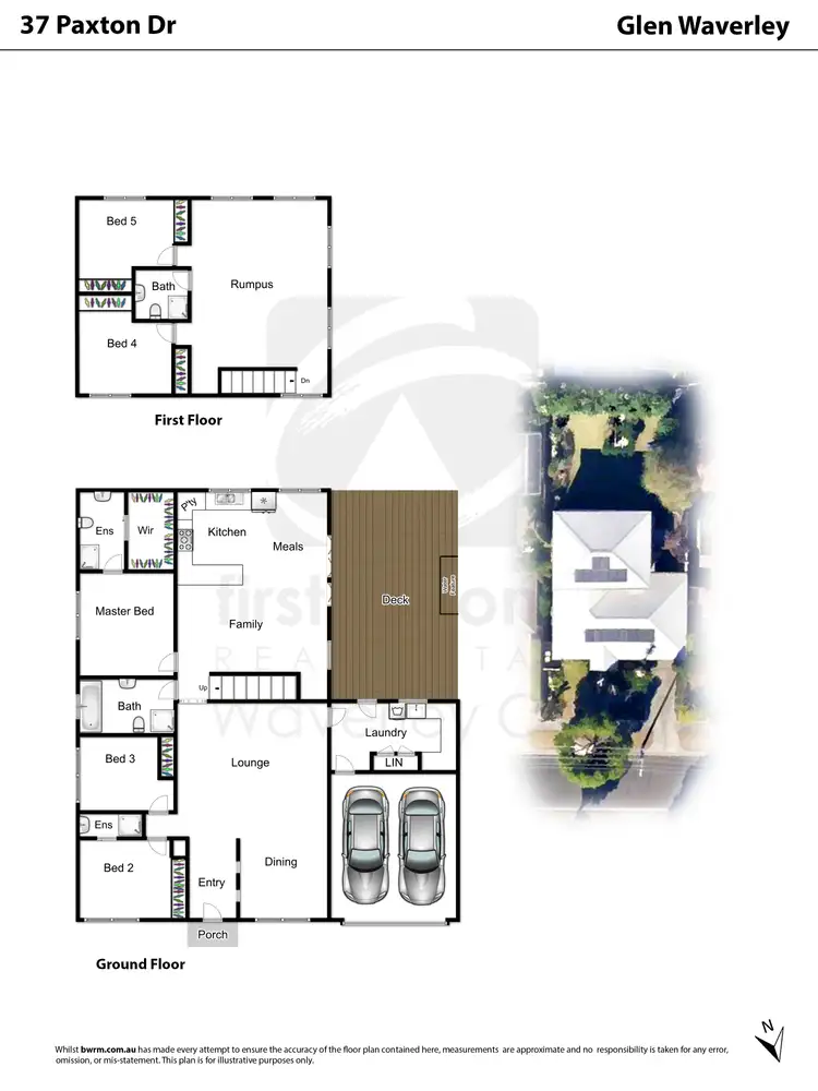 Floorplan of Homely house listing, 37 Paxton Drive, Glen Waverley VIC 3150