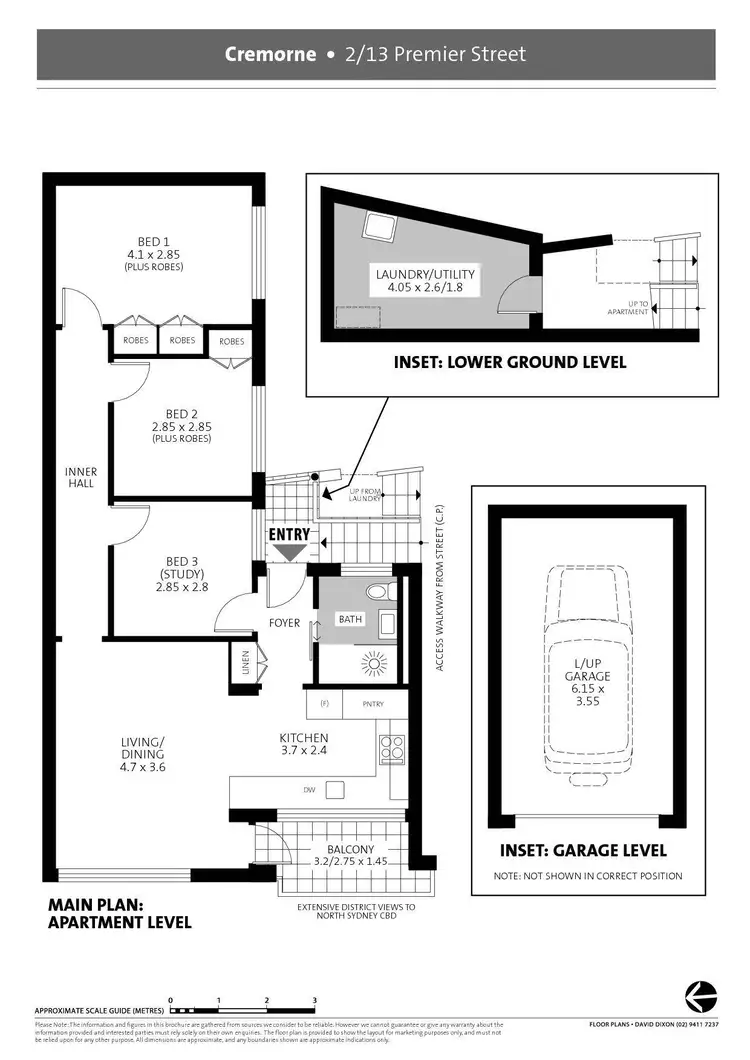 Floorplan of Homely apartment listing, 2/13 Premier Street, Neutral Bay NSW 2089