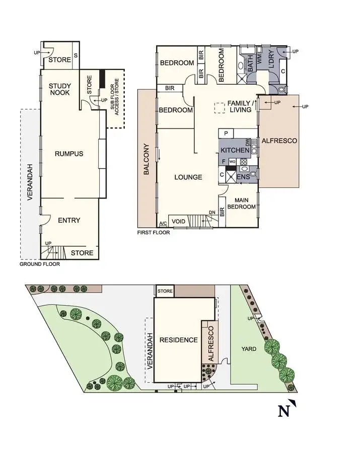 Floorplan of Homely house listing, 3 The Parkway, Diamond Creek VIC 3089