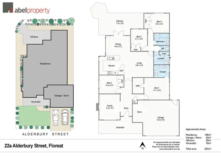 Floorplan of Homely house listing, 22A Alderbury Street, Floreat WA 6014