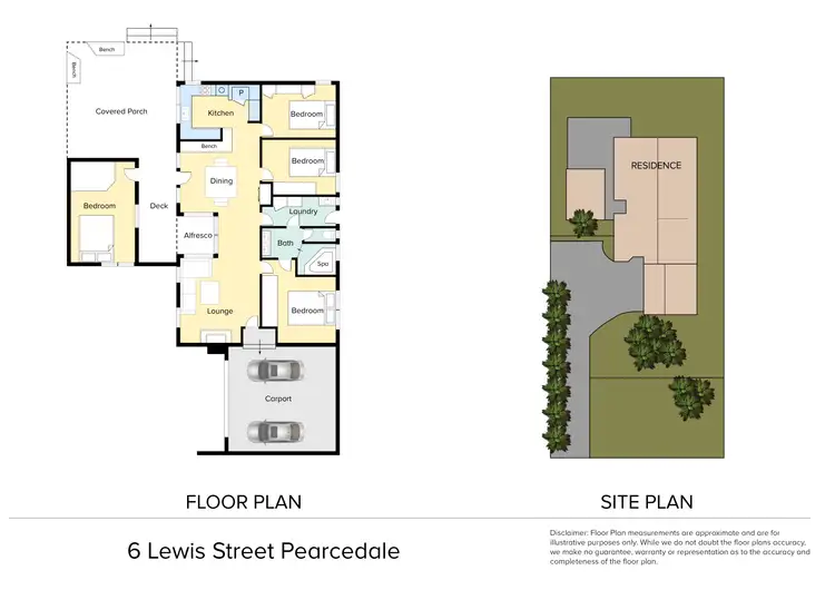 Floorplan of Homely house listing, 6 Lewis Street, Pearcedale VIC 3912