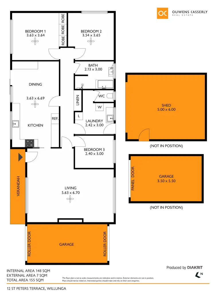 Floorplan of Homely house listing, 12 St Peters Terrace, Willunga SA 5172