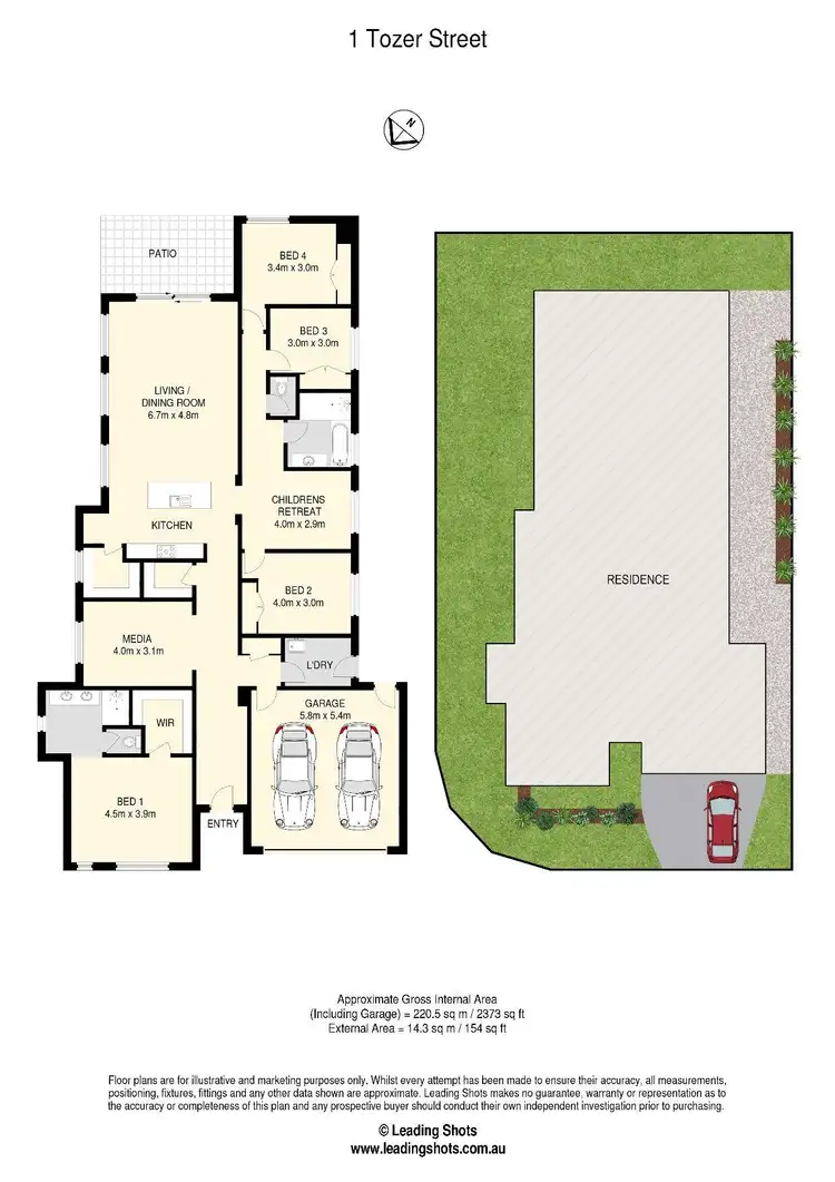 Floorplan of Homely house listing, 1 Tozer Street, Mango Hill QLD 4509