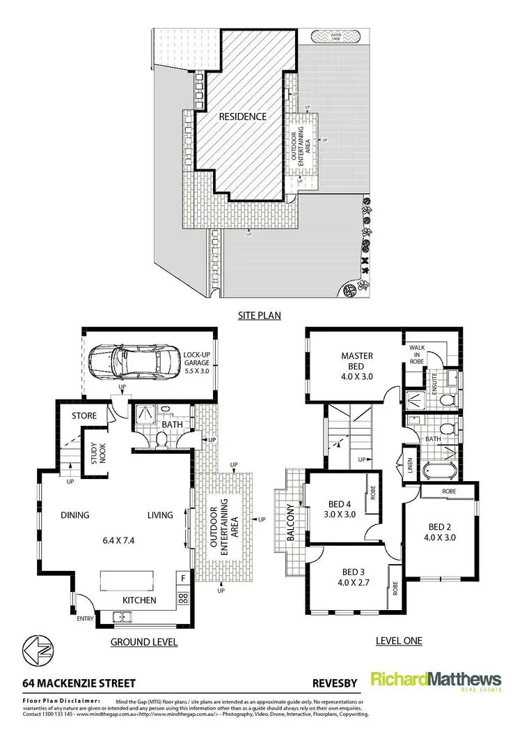 Floorplan of Homely house listing, 64 MacKenzie Street, Revesby NSW 2212