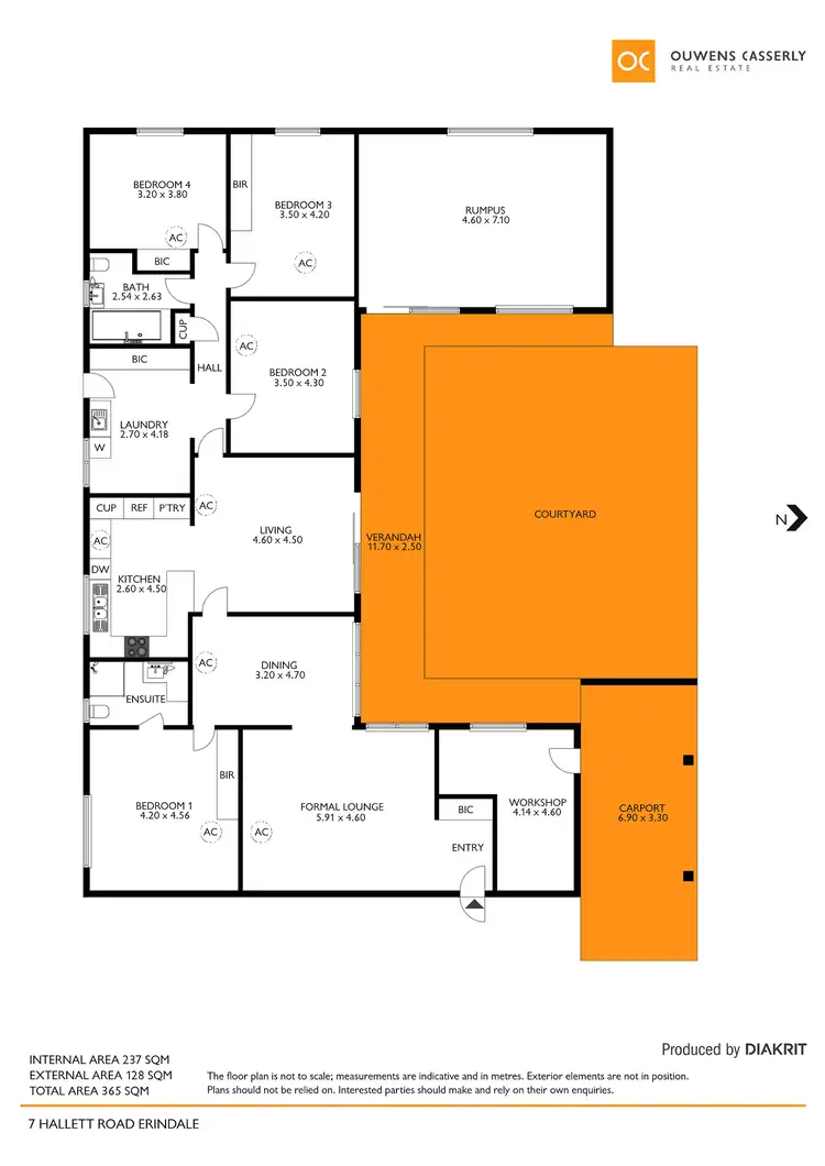 Floorplan of Homely house listing, 7 Hallett Road, Erindale SA 5066