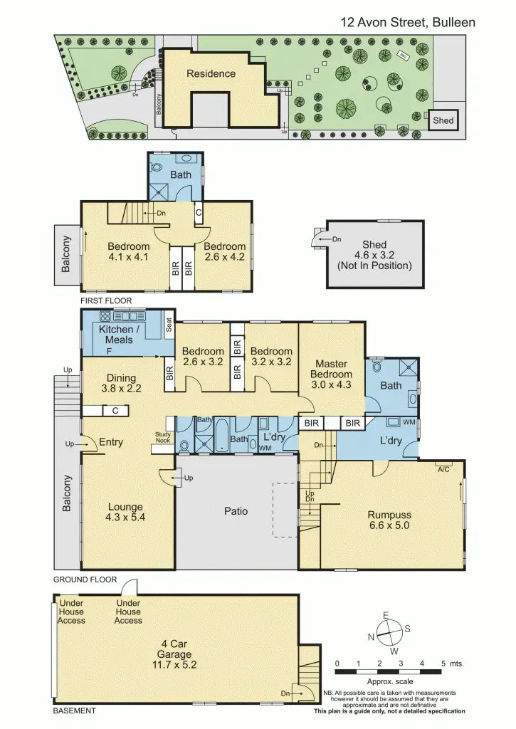 Floorplan of Homely house listing, 12 Avon Street, Bulleen VIC 3105