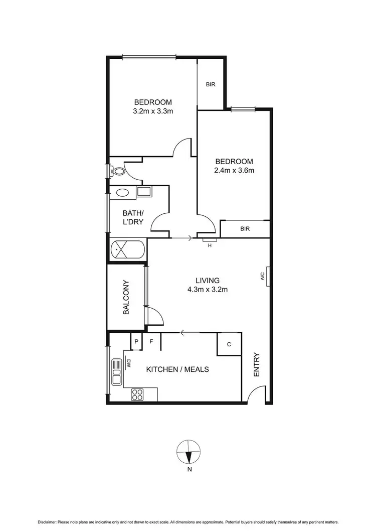 Floorplan of Homely apartment listing, 5/50-66 Reynard Street, Coburg VIC 3058
