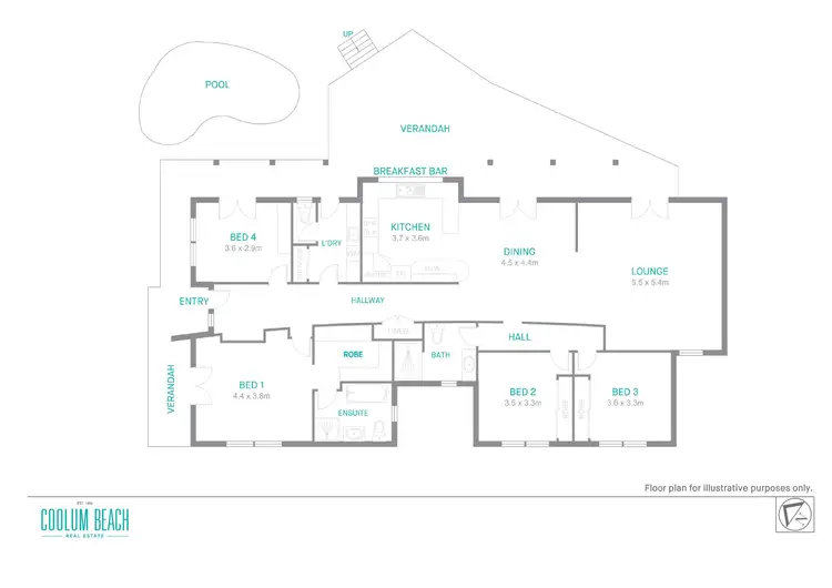 Floorplan of Homely house listing, 46 Cordellia Street, Coolum Beach QLD 4573