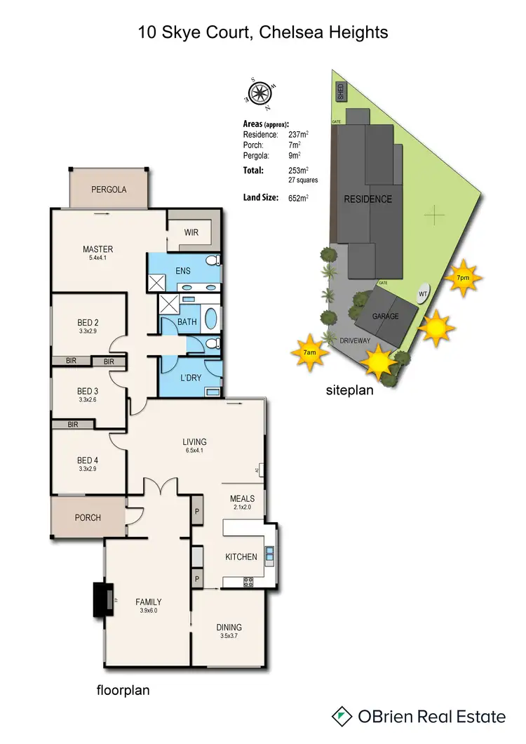Floorplan of Homely house listing, 10 Skye Court, Chelsea Heights VIC 3196