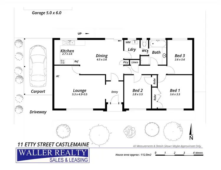 Floorplan of Homely house listing, 11 Etty Street, Castlemaine VIC 3450
