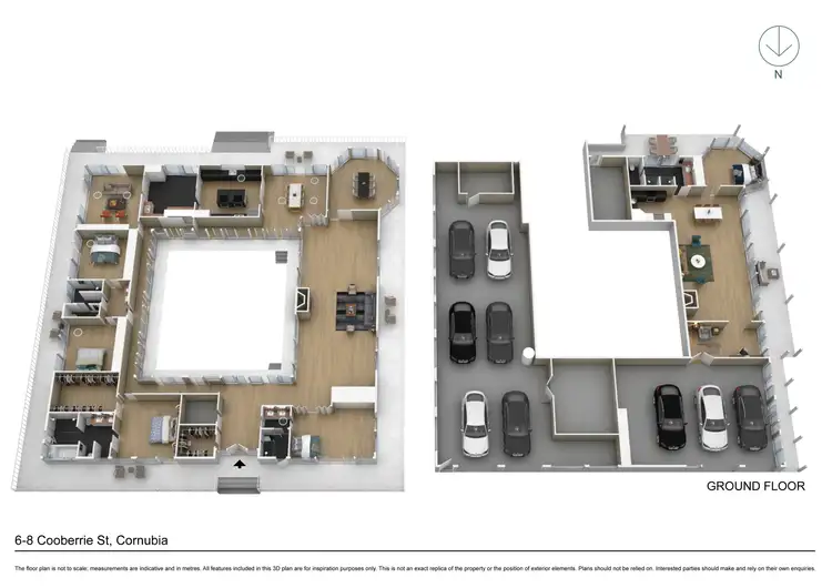 Floorplan of Homely house listing, 6-8 Cooberrie Street, Cornubia QLD 4130
