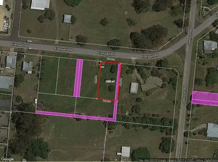 Floorplan of Homely land listing, 28 Fretwell Road, White Rock QLD 4868