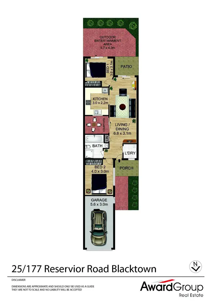 Floorplan of Homely unit listing, 25/177 Reservoir Road, Blacktown NSW 2148
