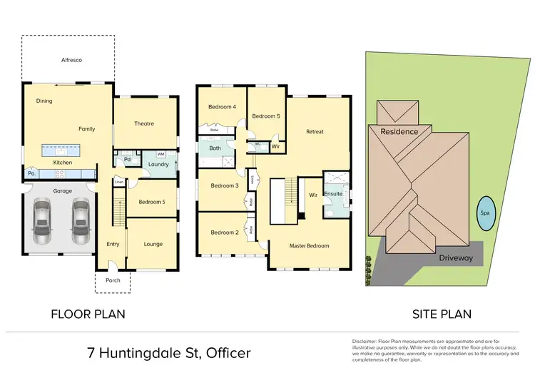 Floorplan of Homely house listing, 7 Huntingdale Street, Officer VIC 3809