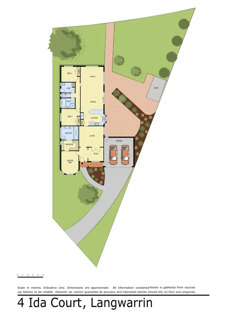 Floorplan of Homely house listing, 4 Ida Court, Langwarrin VIC 3910