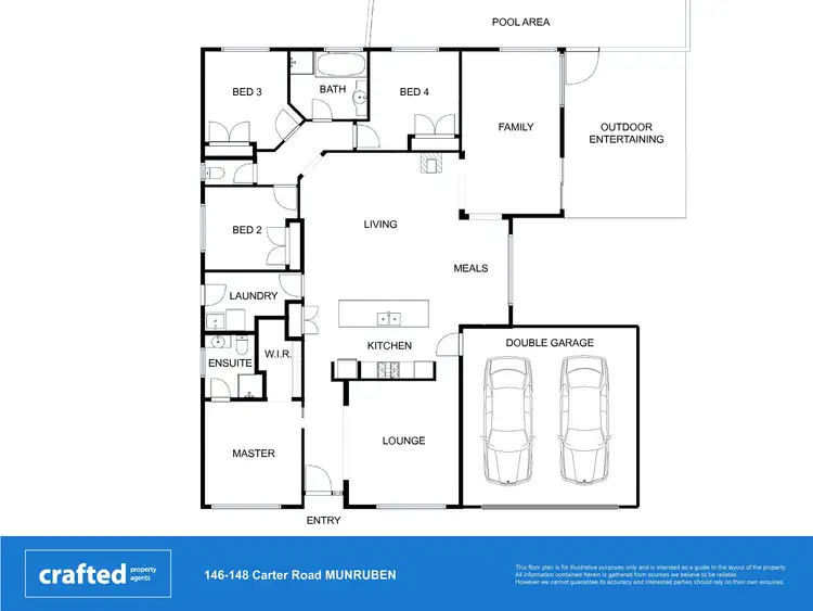 Floorplan of Homely house listing, 146-148 Carter Road, Munruben QLD 4125