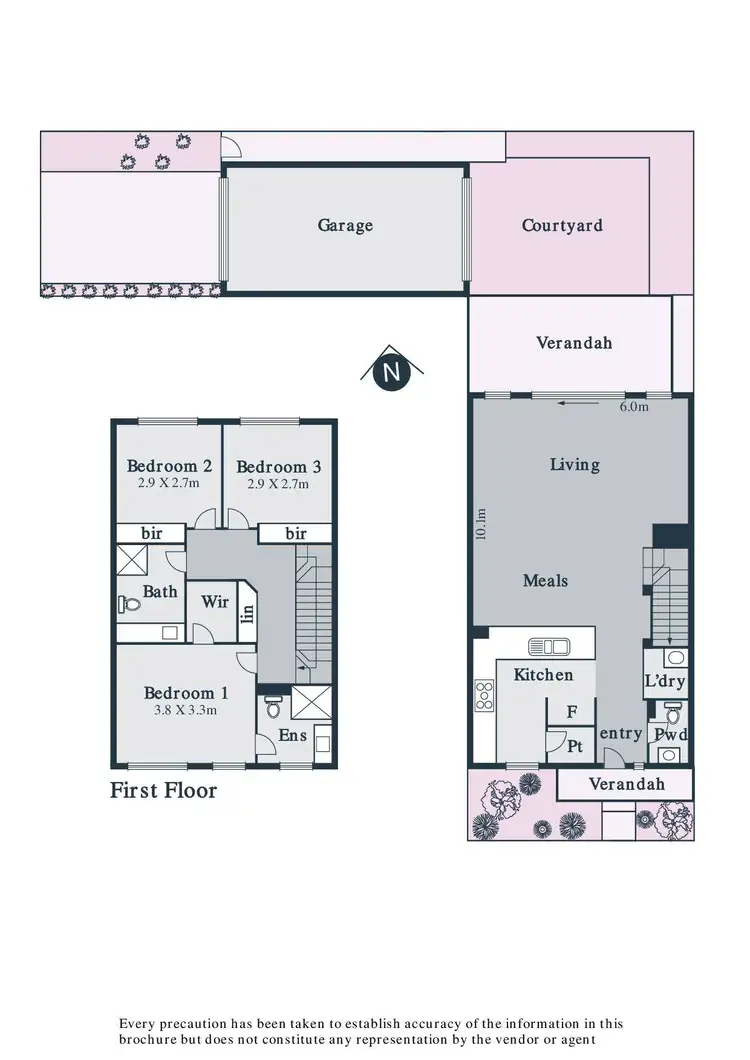Floorplan of Homely terrace listing, 3 Cantona Parkway, Mernda VIC 3754
