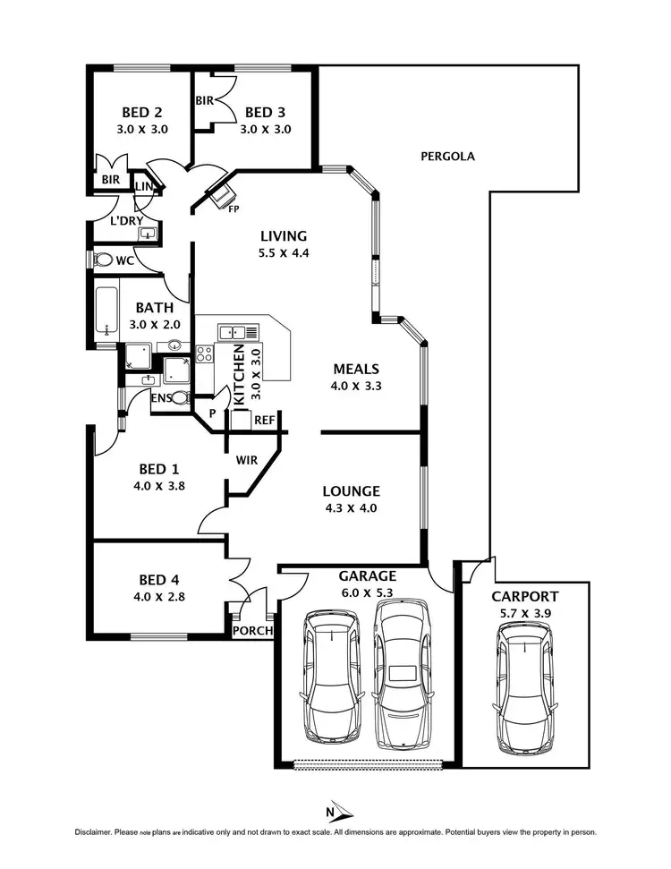 Floorplan of Homely house listing, 20 Bradman Drive, Sunbury VIC 3429