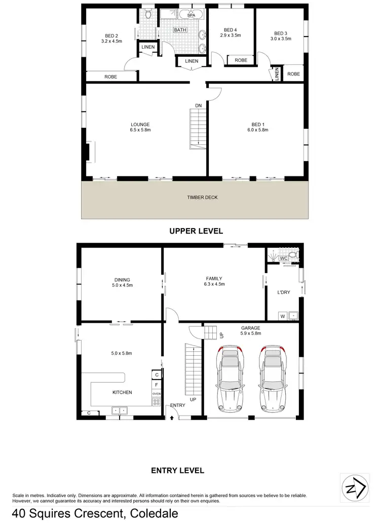 Floorplan of Homely house listing, 40 Squires Crescent, Coledale NSW 2515