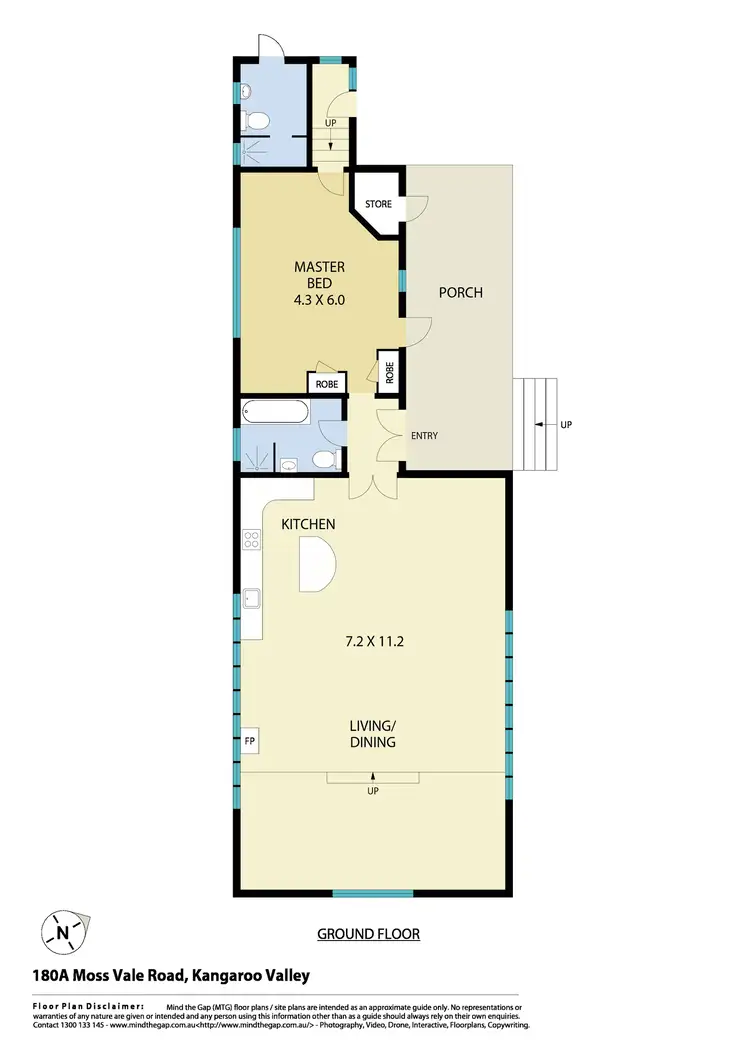 Floorplan of Homely house listing, 180A Moss Vale Road, Kangaroo Valley NSW 2577