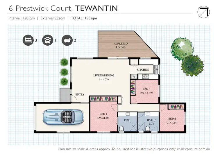 Floorplan of Homely house listing, 6 Prestwick Court, Tewantin QLD 4565