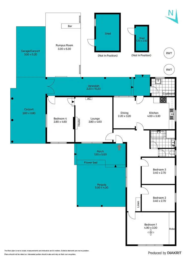 Floorplan of Homely house listing, 72 Vincent Street, South Plympton SA 5038
