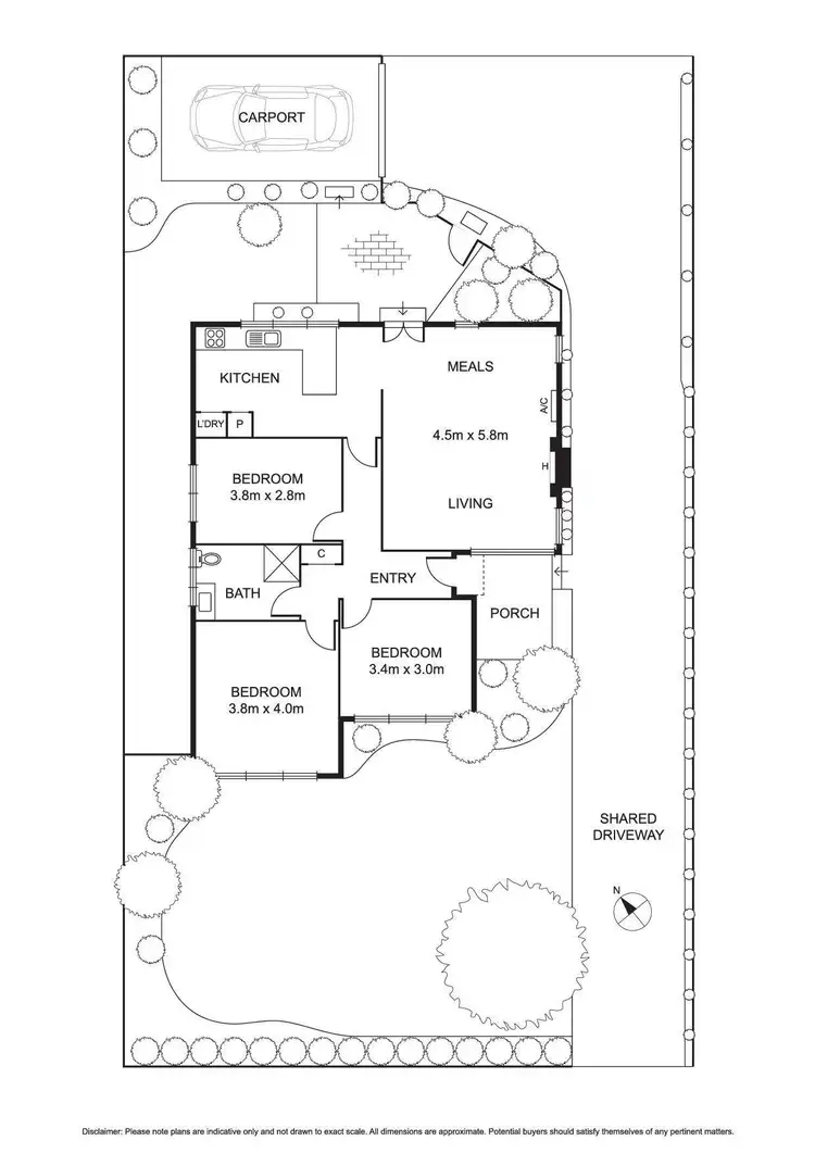 Floorplan of Homely unit listing, 10 Burns Grove, Kingsbury VIC 3083