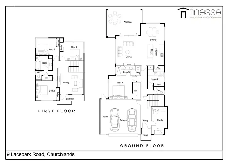 Floorplan of Homely house listing, 9 Lacebark Road, Churchlands WA 6018
