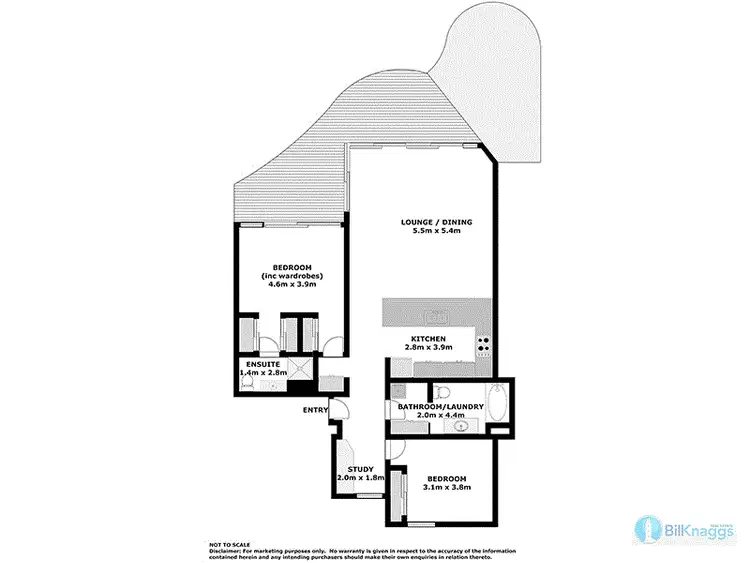 Floorplan of Homely apartment listing, 19/61 Donald Street, Nelson Bay NSW 2315