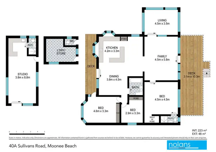 Floorplan of Homely house listing, 40A Sullivans Road, Moonee Beach NSW 2450