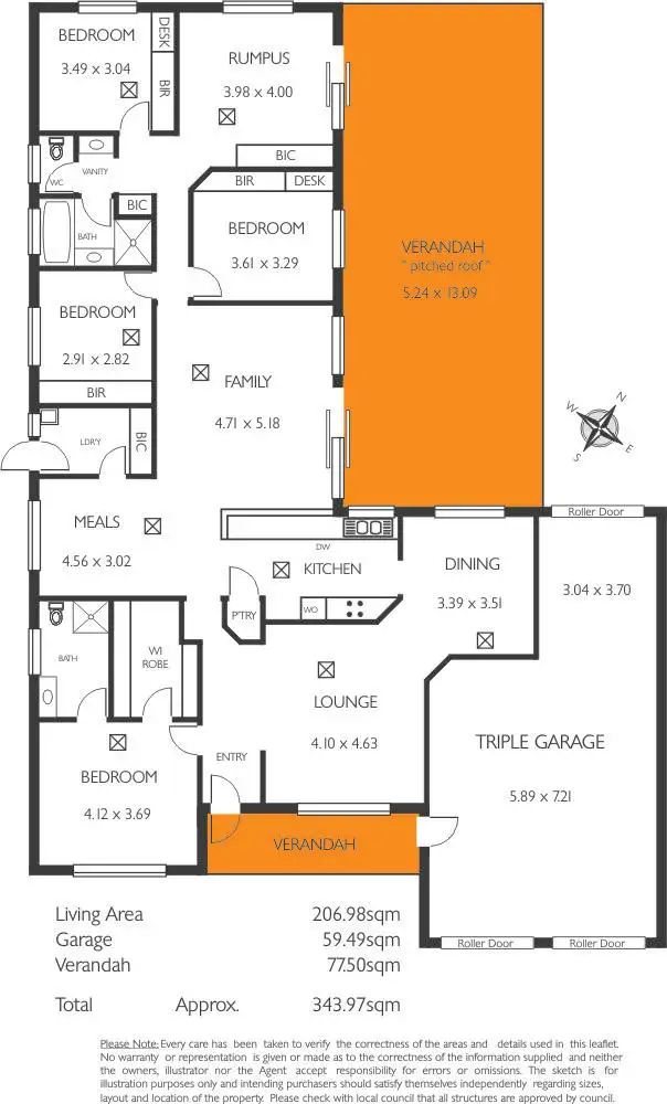 Floorplan of Homely house listing, 4 Evelyn Street, Vale Park SA 5081
