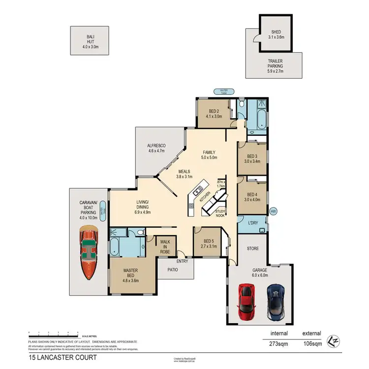 Floorplan of Homely house listing, 15 Lancaster Court, Moggill QLD 4070